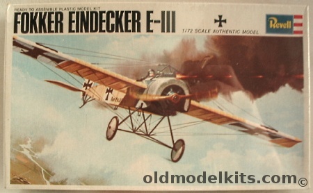 Revell 1/72 Fokker Eindekker E-III, H645 plastic model kit